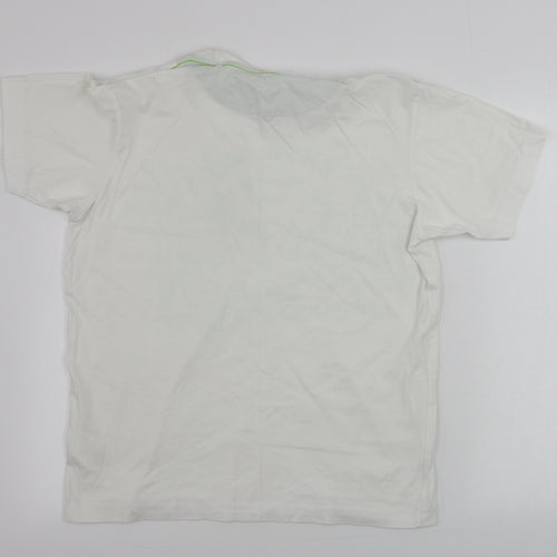 Forever Yours  Womens White   Basic T-Shirt Size L