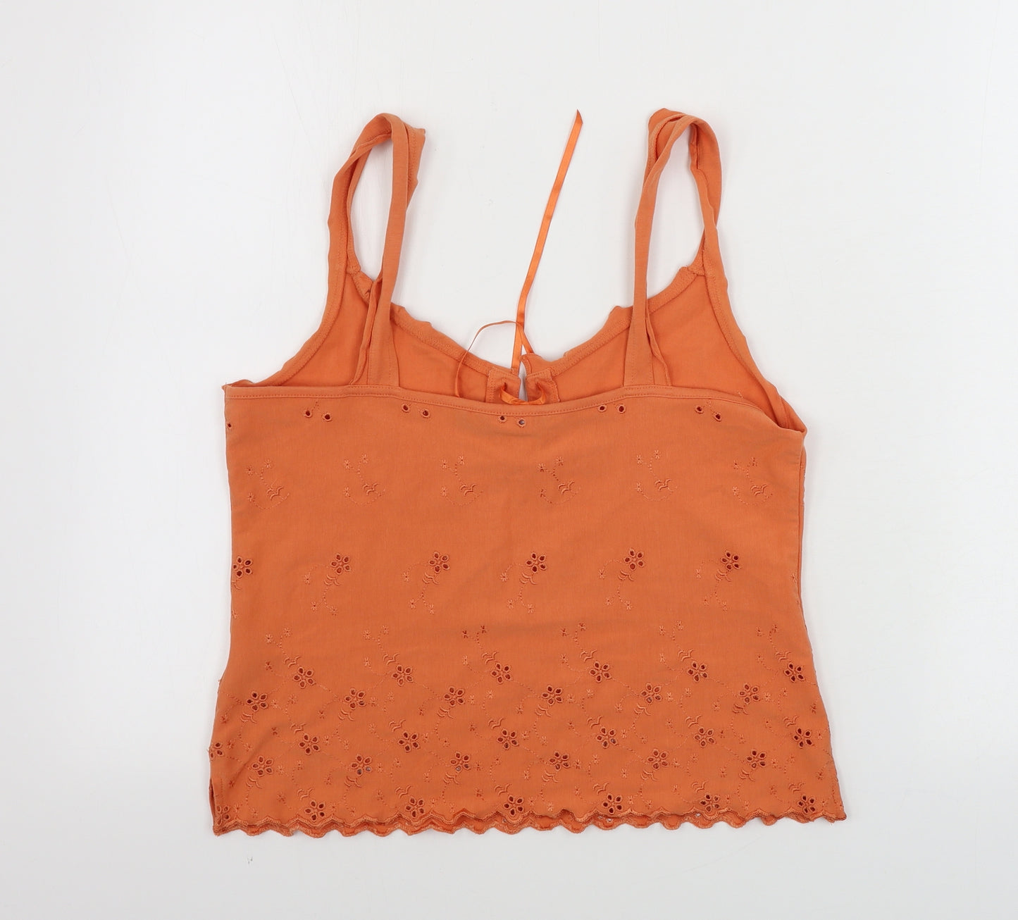 Marks and Spencer  Womens Orange   Cropped T-Shirt Size 14