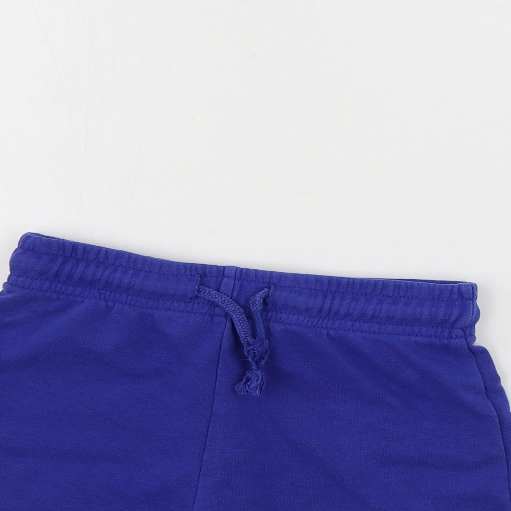 George  Boys Blue   Sweat Shorts Size 5-6 Years