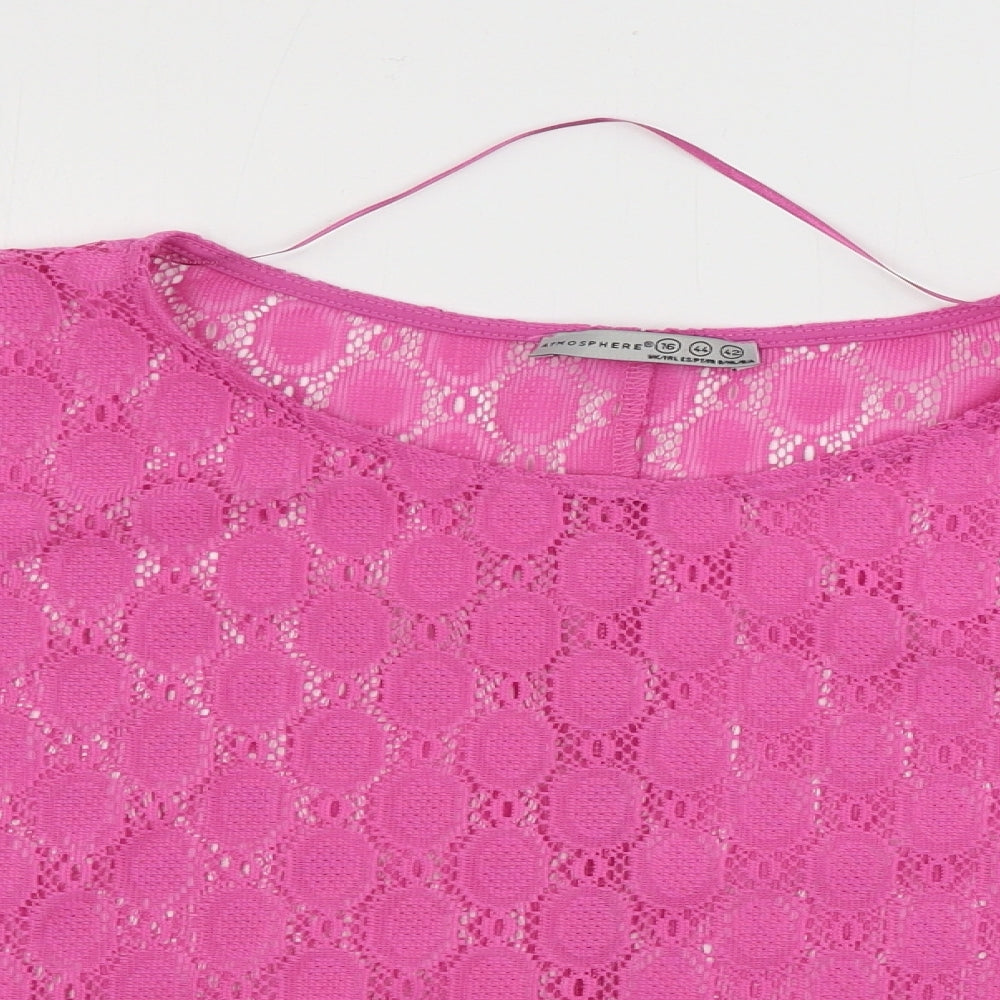 Atmosphere  Womens Pink   Basic T-Shirt Size 16