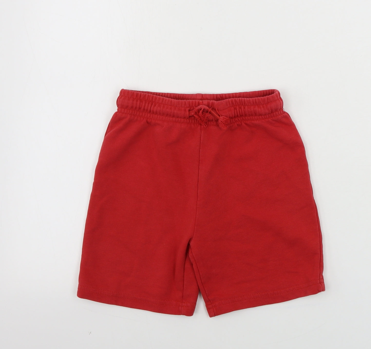 George Boys Red   Sweat Shorts Size 5-6 Years
