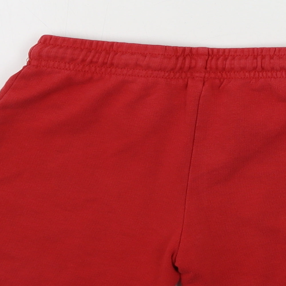 George Boys Red   Sweat Shorts Size 5-6 Years
