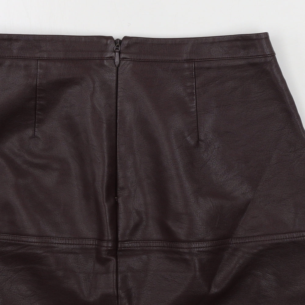 New Look  Womens Brown   A-Line Skirt Size 10