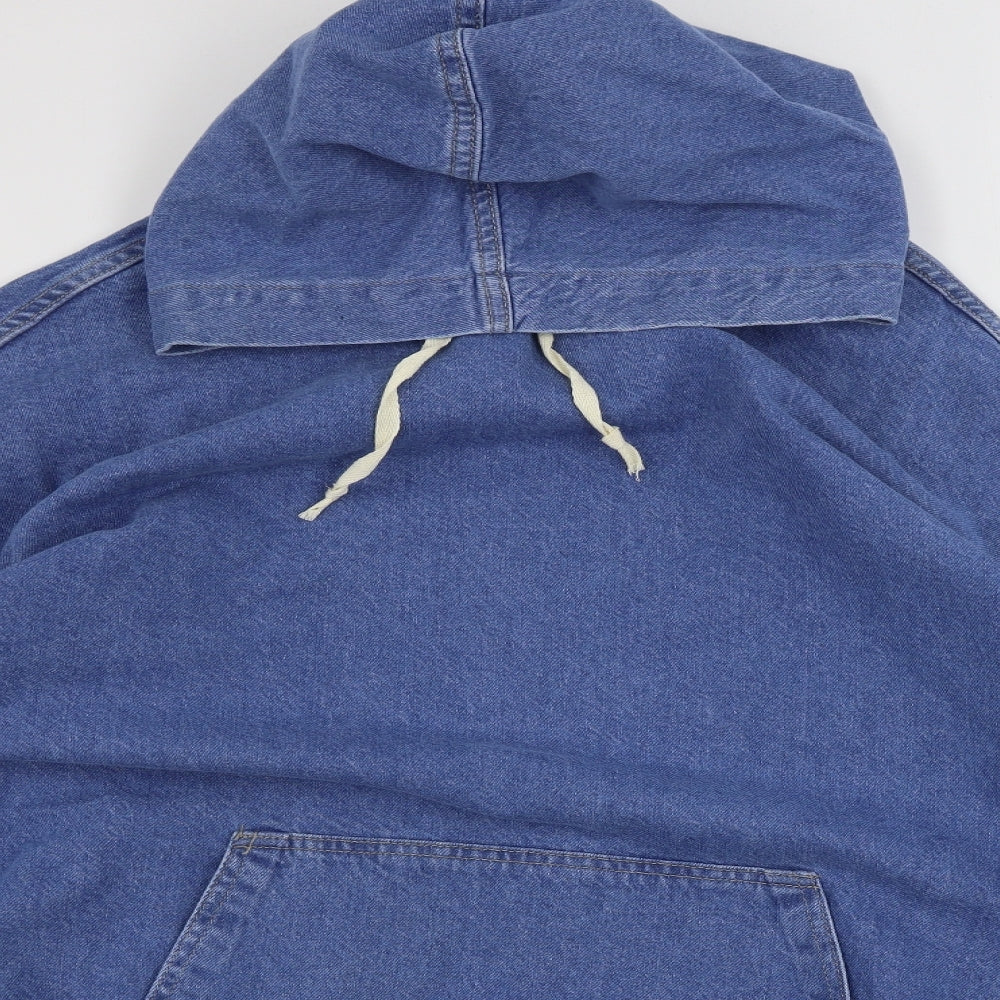 Boohoo Womens Blue   Pullover Hoodie Size 18