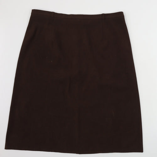 Berkertex Womens Brown   A-Line Skirt Size 34 in