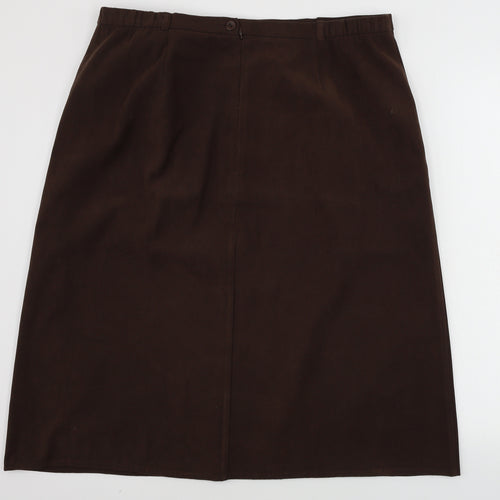 Berkertex Womens Brown   A-Line Skirt Size 34 in