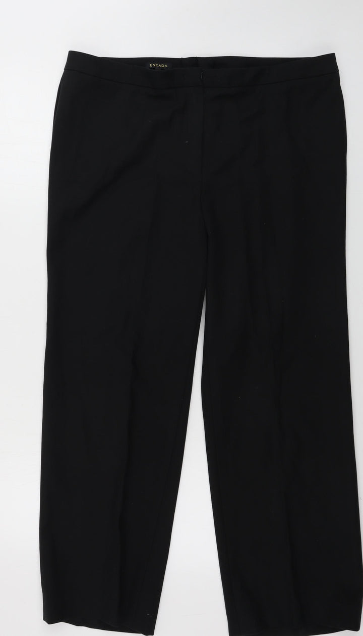 ESCADA Mens Black Trousers Size 36 in L24 in