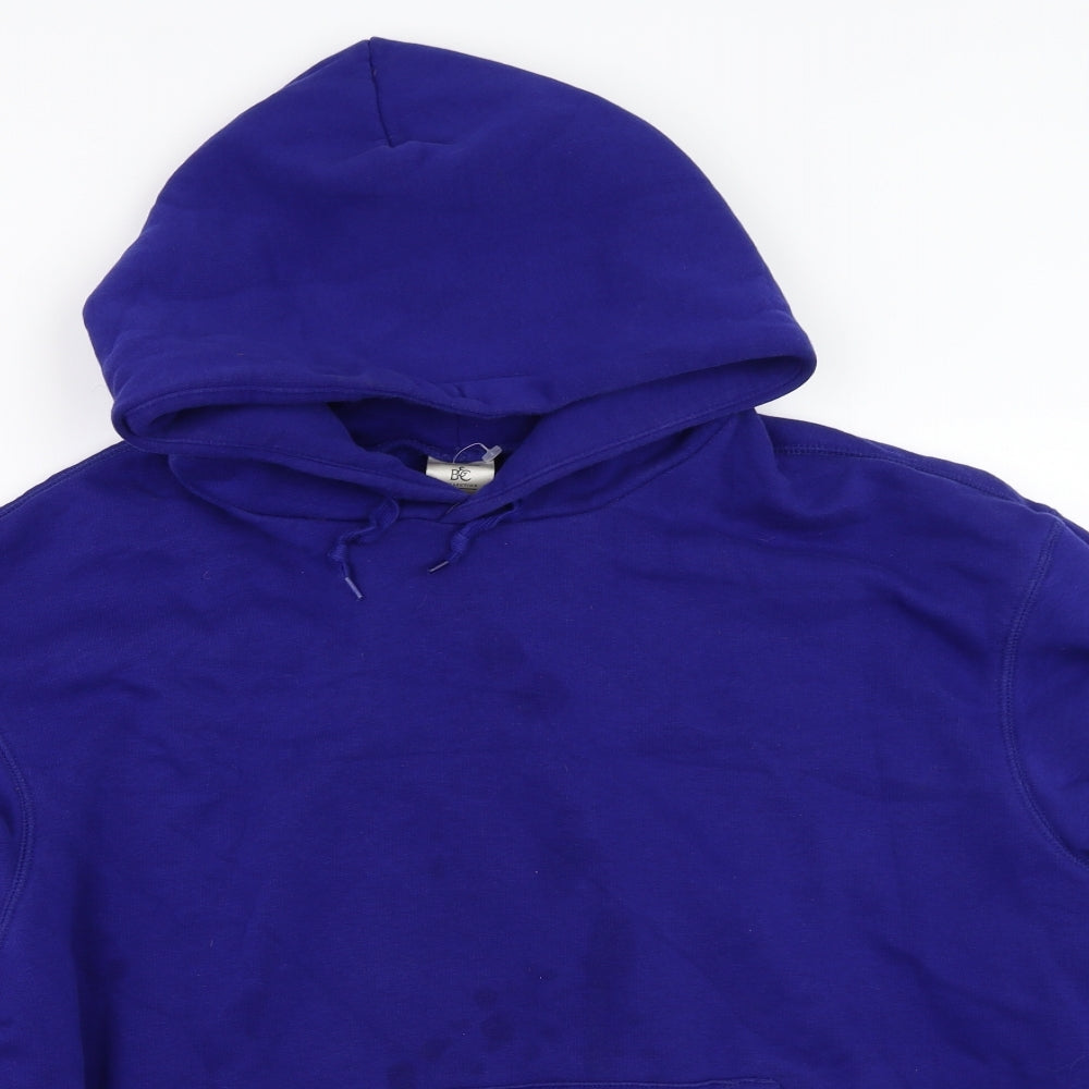 B&C Womens Blue   Pullover Hoodie Size XL