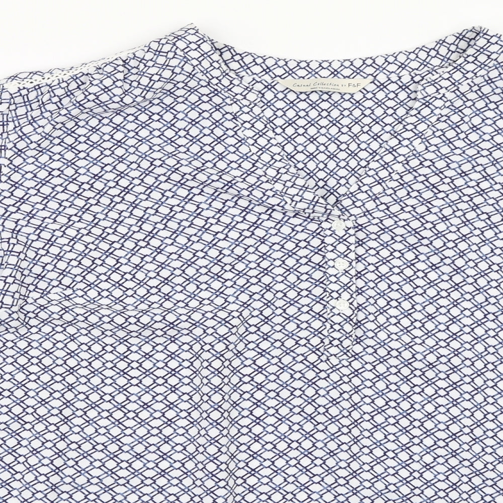 F&F Womens Blue   Basic Blouse Size 22