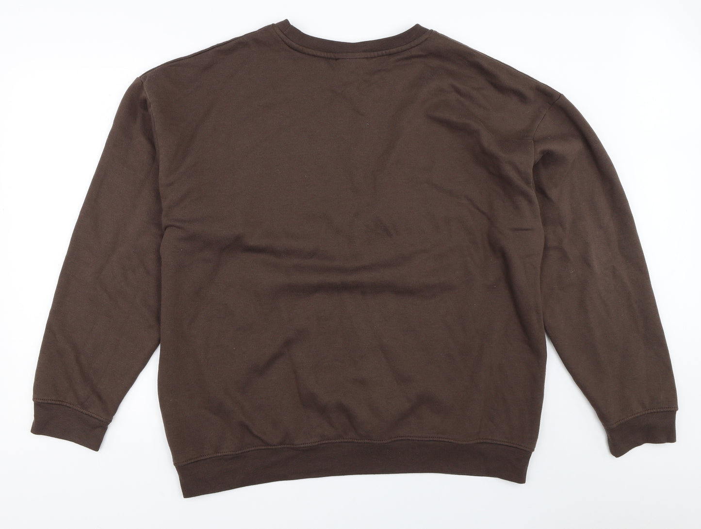 Lilylane London Womens Brown   Pullover Sweatshirt Size L