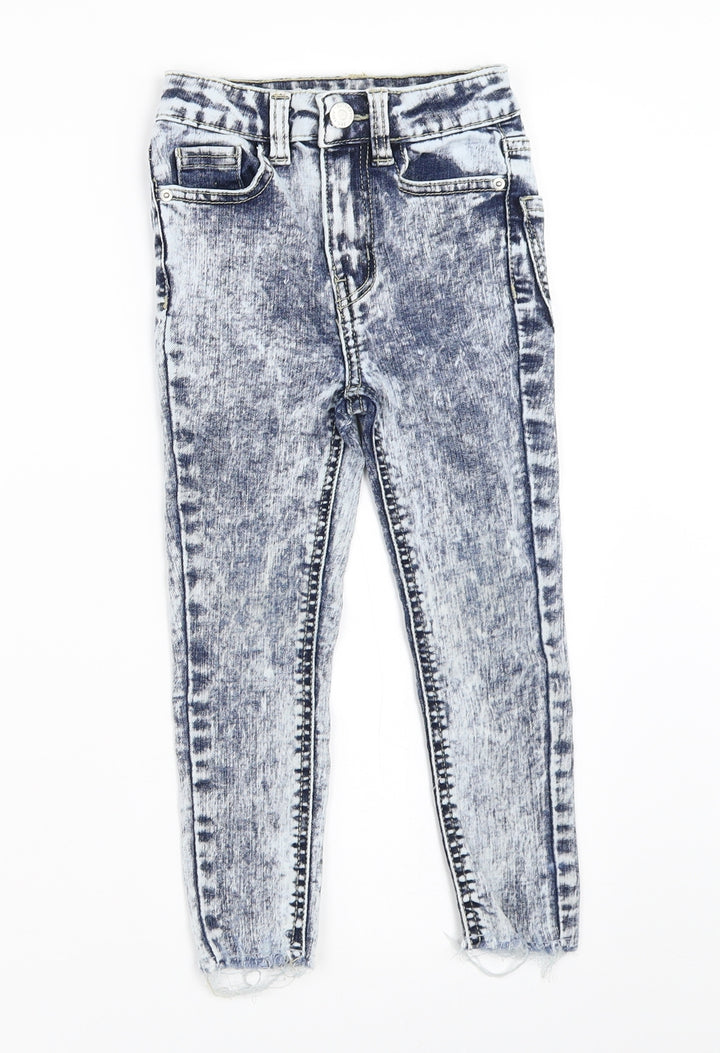 George Girls Blue Denim Skinny Jeans Size 4-5 Years