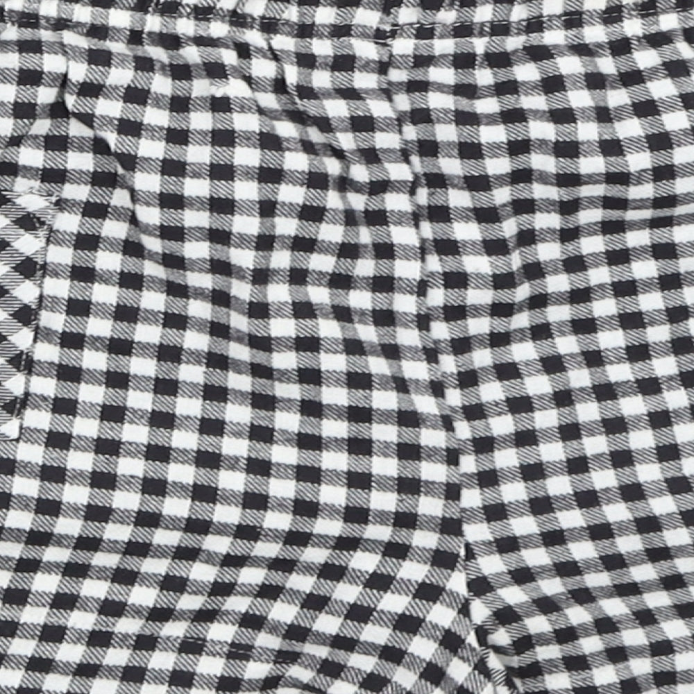 Primark Womens Black Solid  Top Sleep Shorts Size L