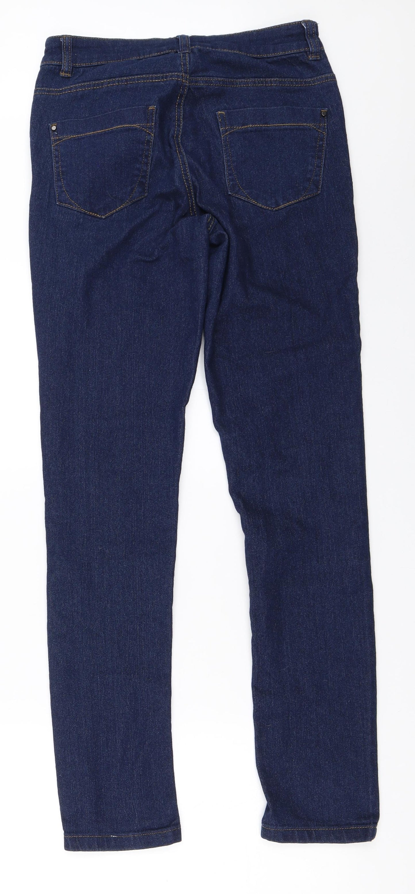 Peacocks Womens Blue   Skinny Jeans Size 8 L30 in