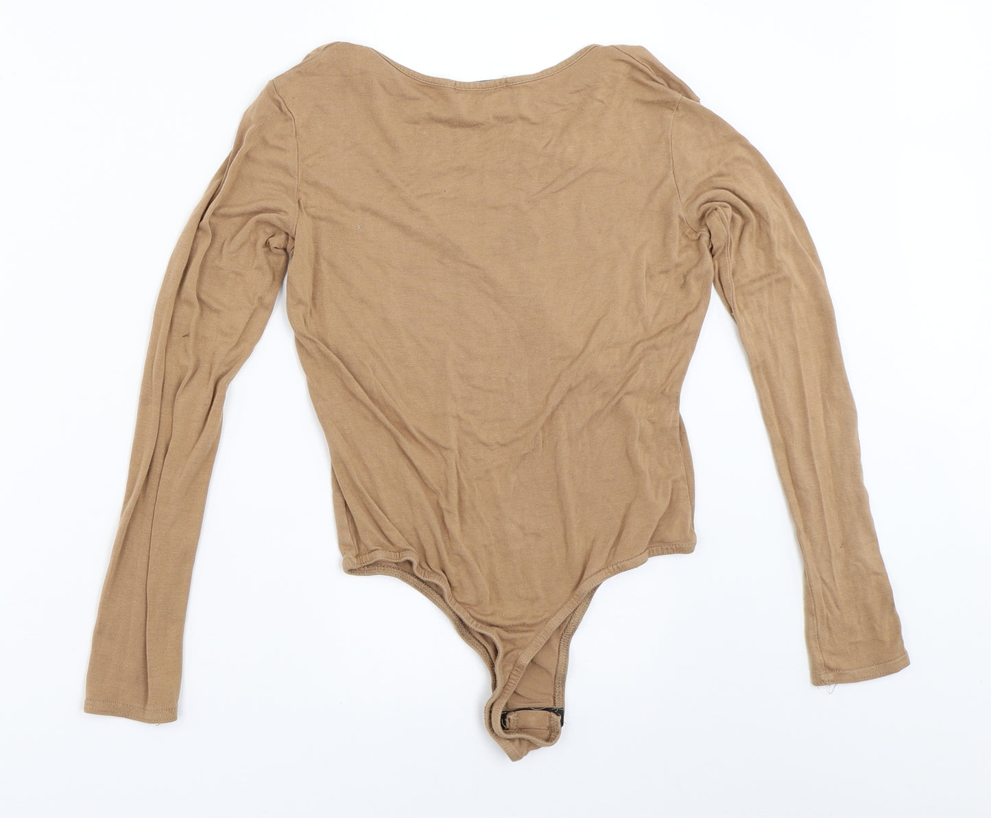 In the Style Womens Beige   Basic T-Shirt Size 8
