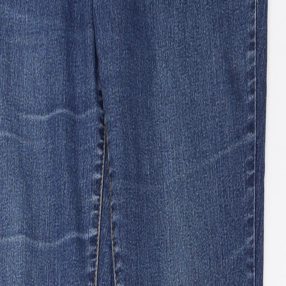 Dorothy Perkins Womens Blue  Denim Straight Jeans Size 10 L30 in