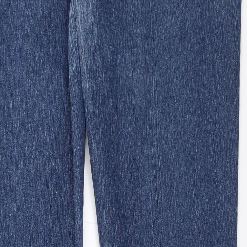 Dorothy Perkins Womens Blue  Denim Straight Jeans Size 10 L30 in