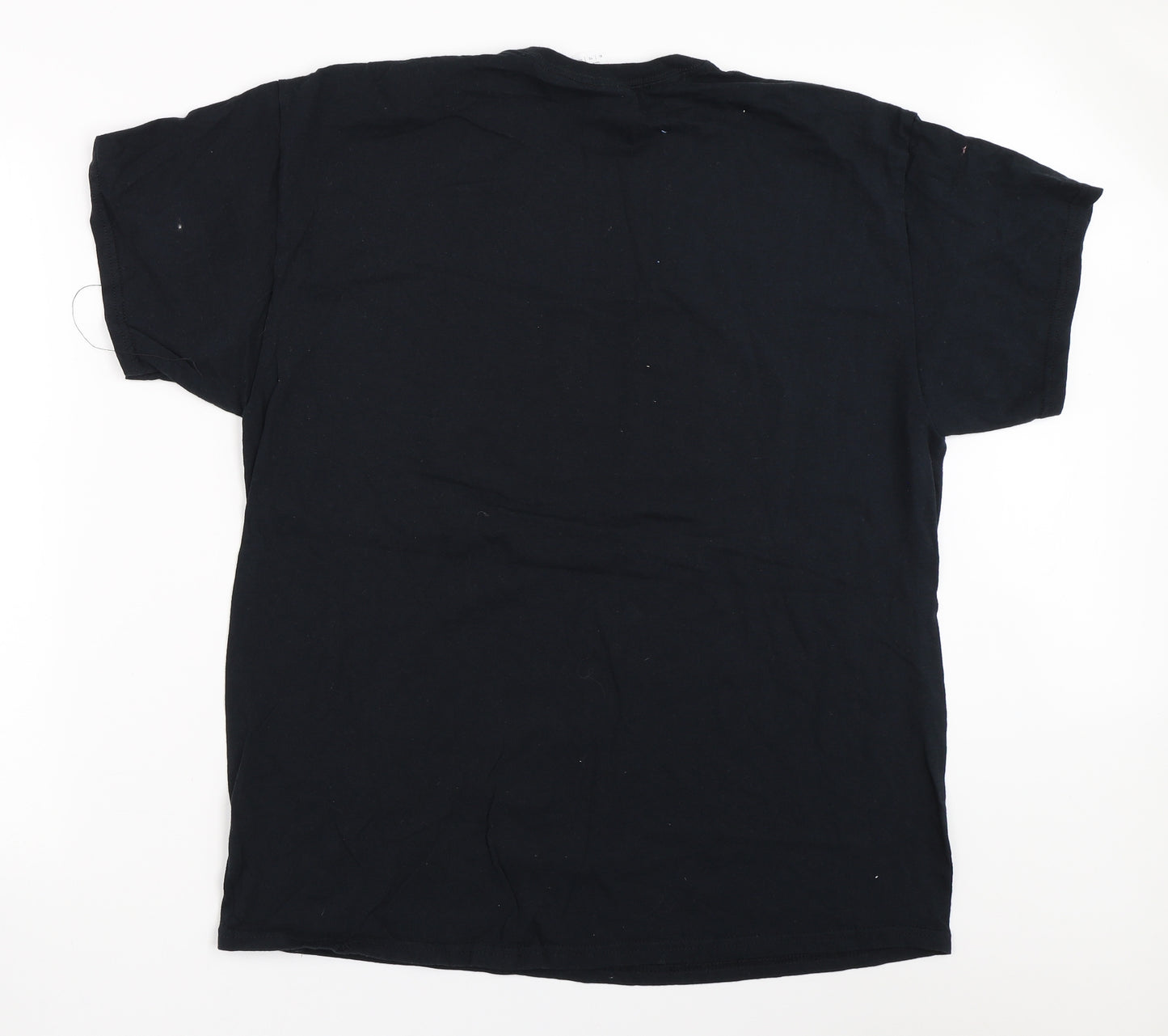 Gildan Mens Black    T-Shirt Size XL
