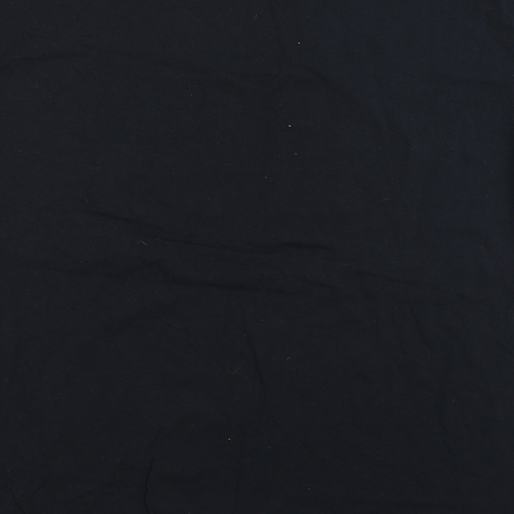 Gildan Mens Black    T-Shirt Size XL