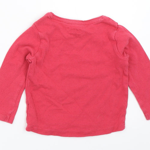 F&F Girls Pink   Basic T-Shirt Size 9-12 Months