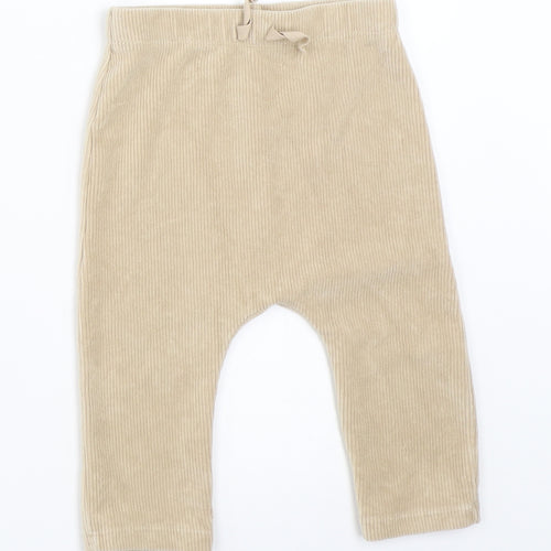 TU Baby Beige   Capri Trousers Size 9-12 Months