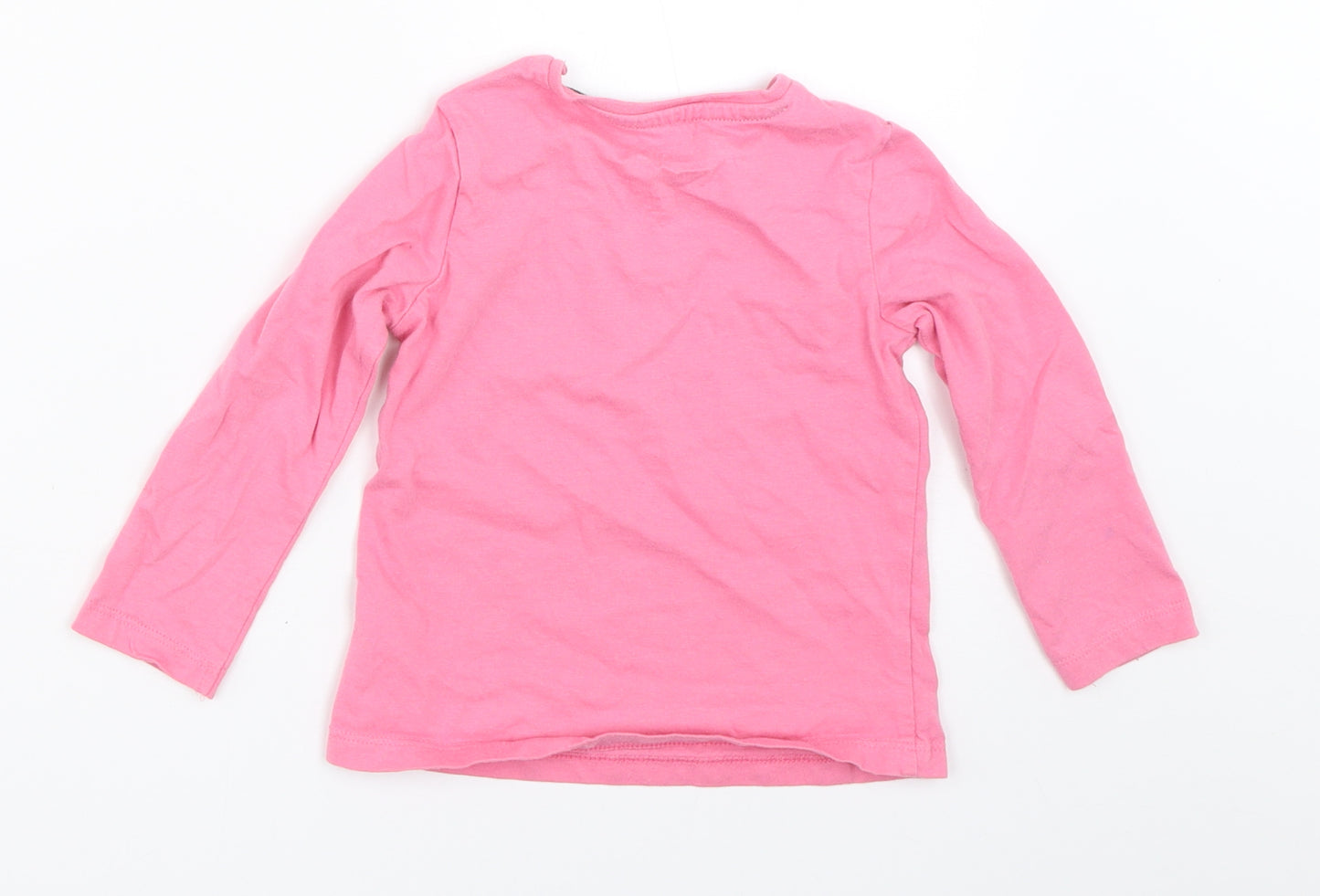 F&F Girls Pink   Basic T-Shirt Size 12-18 Months