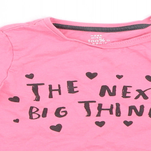 F&F Girls Pink   Basic T-Shirt Size 12-18 Months