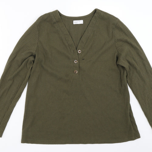 Papaya Womens Green   Basic T-Shirt Size 20