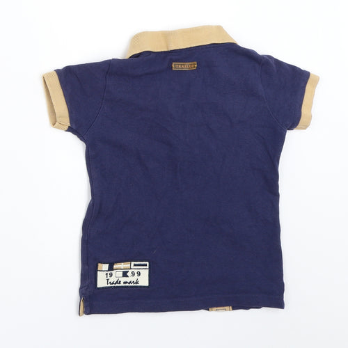 Trasluz Boys Blue   Basic Polo Size 3 Years