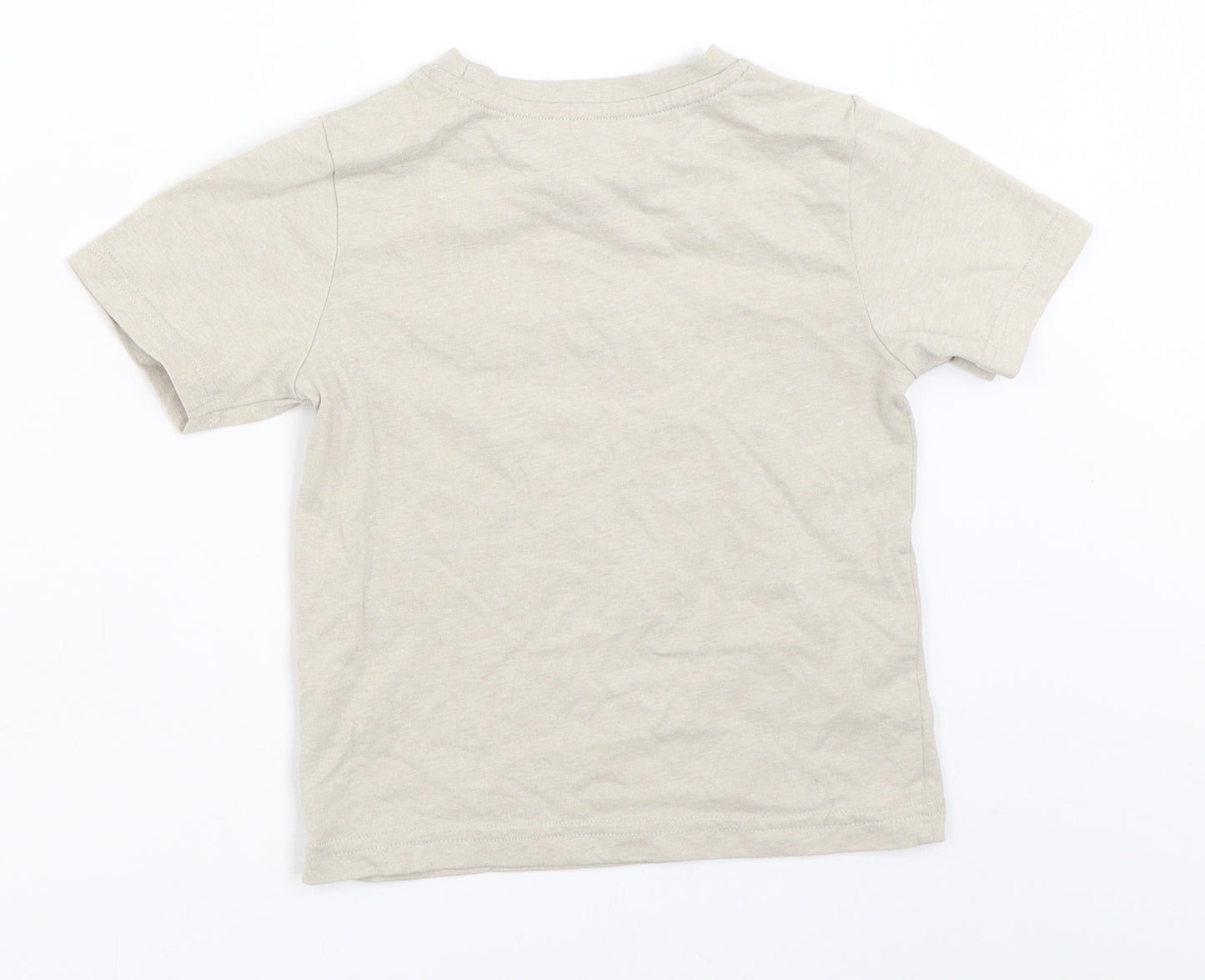 TU Boys Beige   Basic T-Shirt Size 12-13 Years
