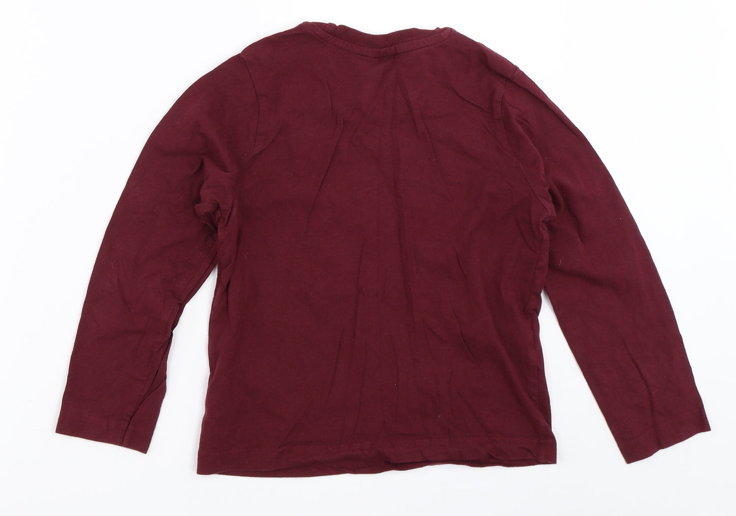 Primark Boys Purple   Basic T-Shirt Size 7-8 Years  - harry potter