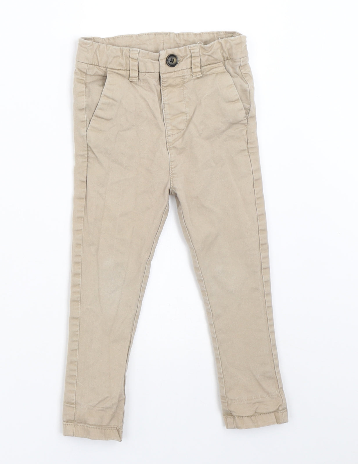 Marks and Spencer Boys Beige   Capri Trousers Size 18-24 Months