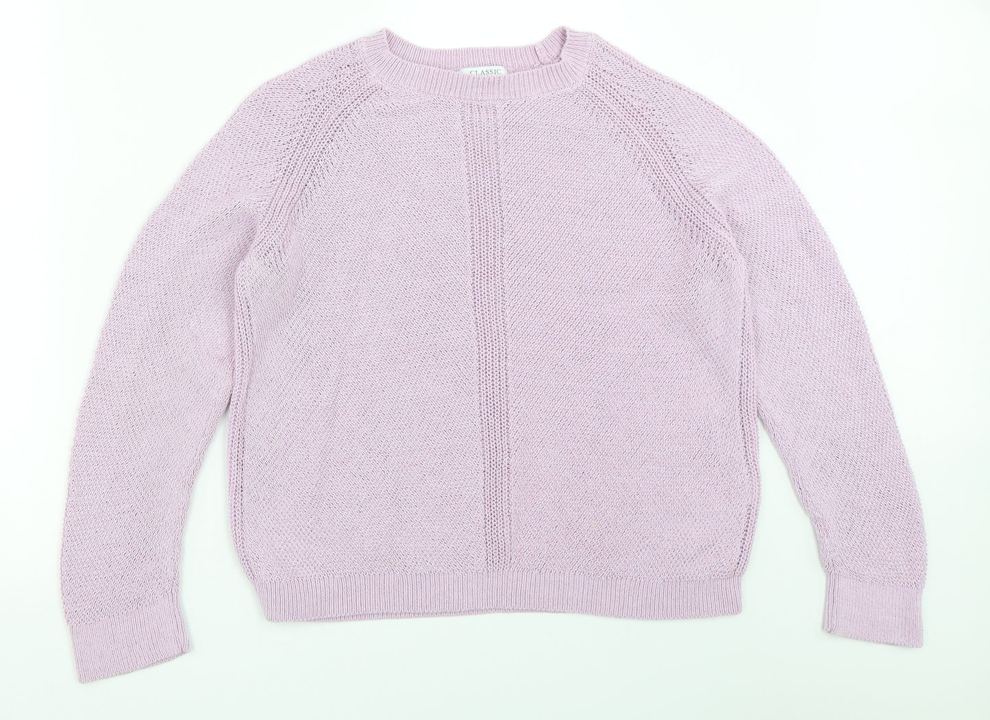 Marks and Spencer Womens Purple   Pullover Jumper Size 16