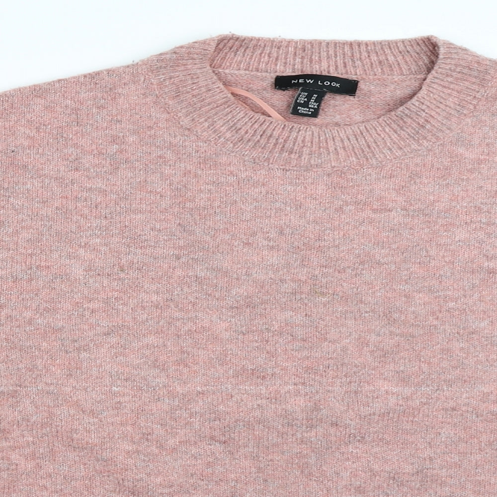 New Look Womens Pink   Pullover Jumper Size M