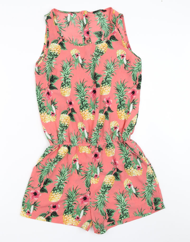 Only Womens Pink Playsuit One-Piece Size 36