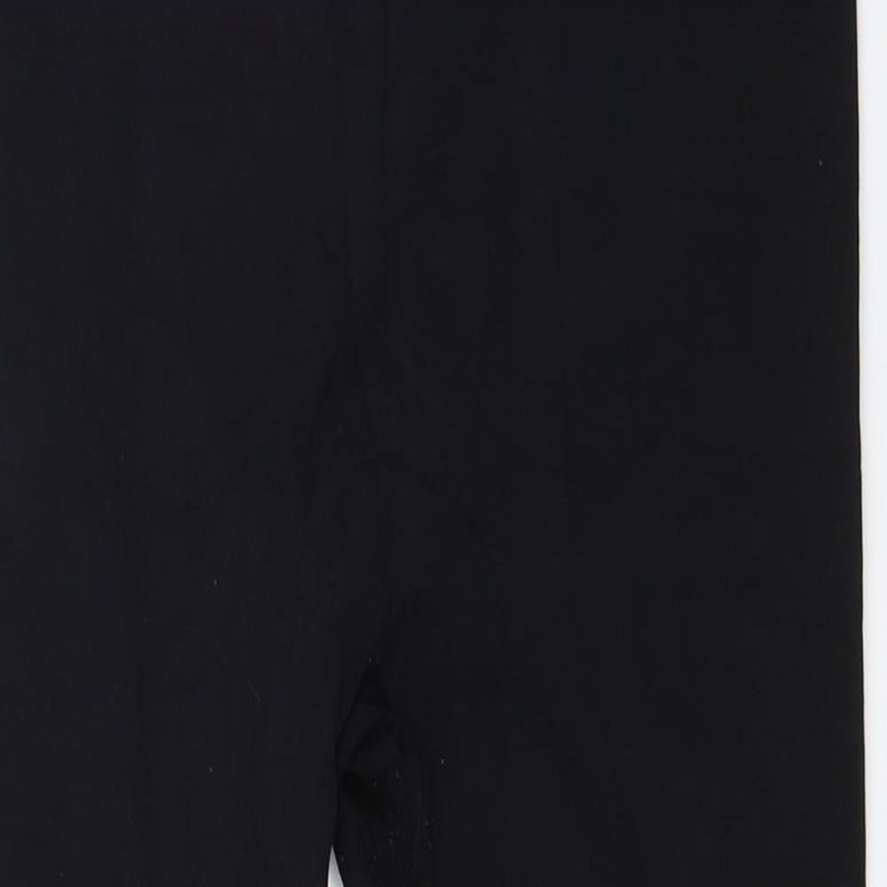 Primark Womens Black   Cropped Leggings Size 14 L21 in