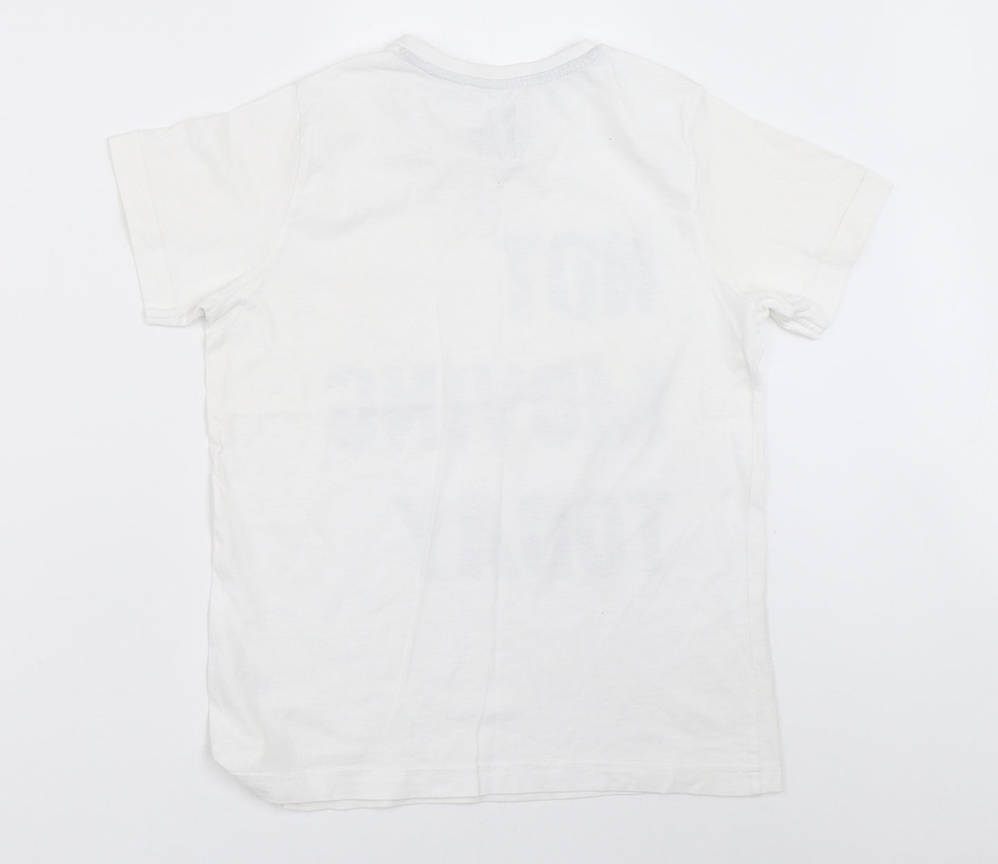 Matalan Boys White   Basic T-Shirt Size 10-11 Years