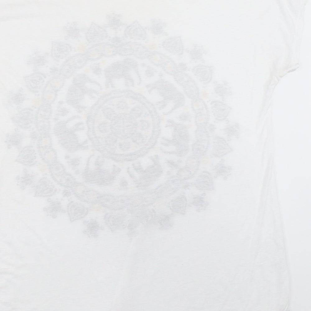 New Look Womens White   Basic T-Shirt Size 18