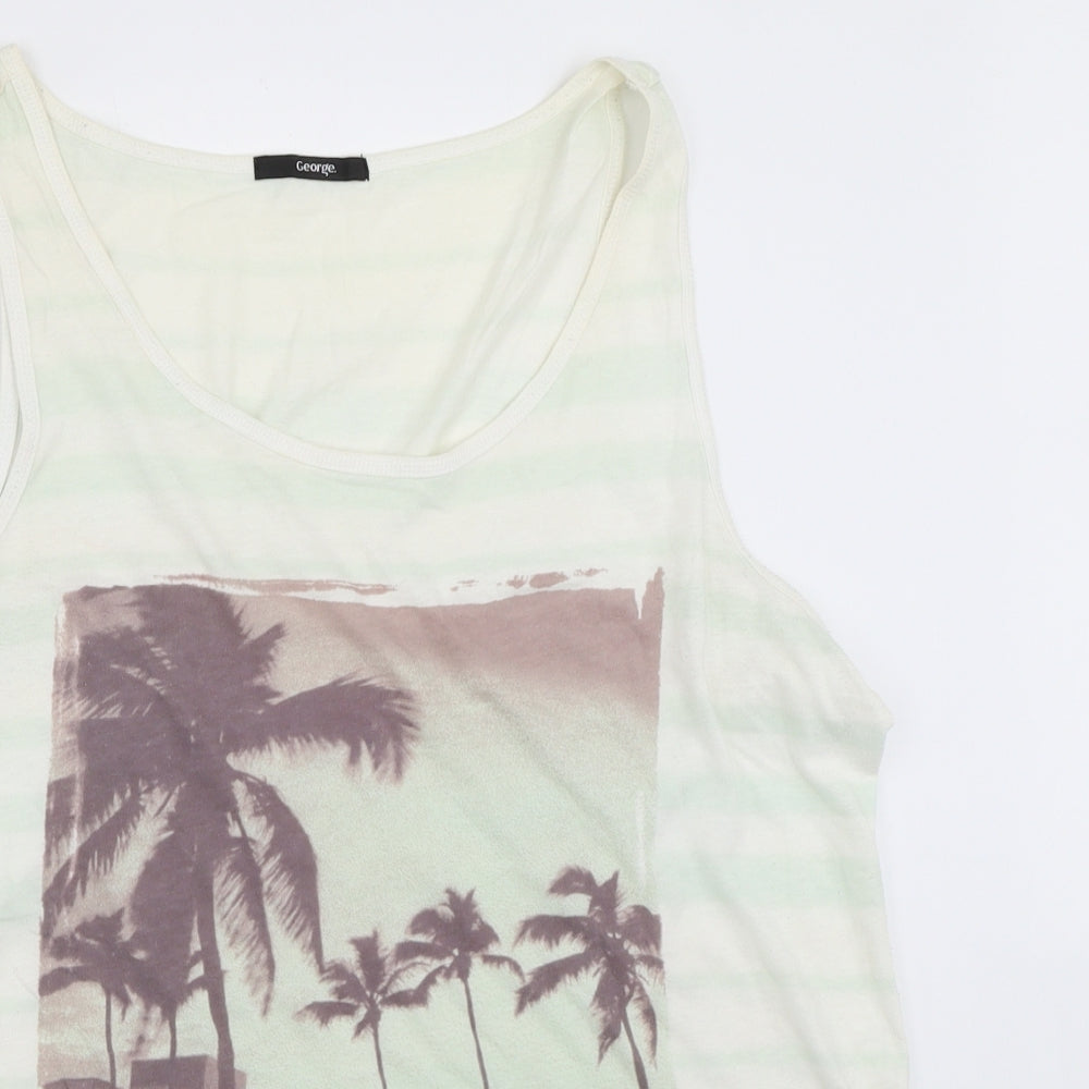 George Womens Ivory   Basic Tank Size 20