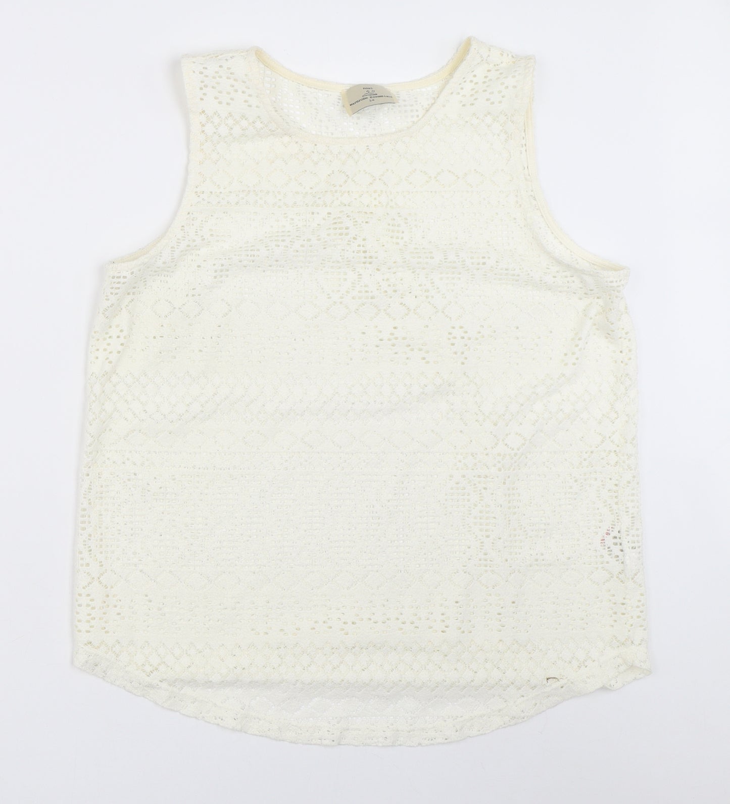 NEXT Womens Ivory   Basic Blouse Size 14