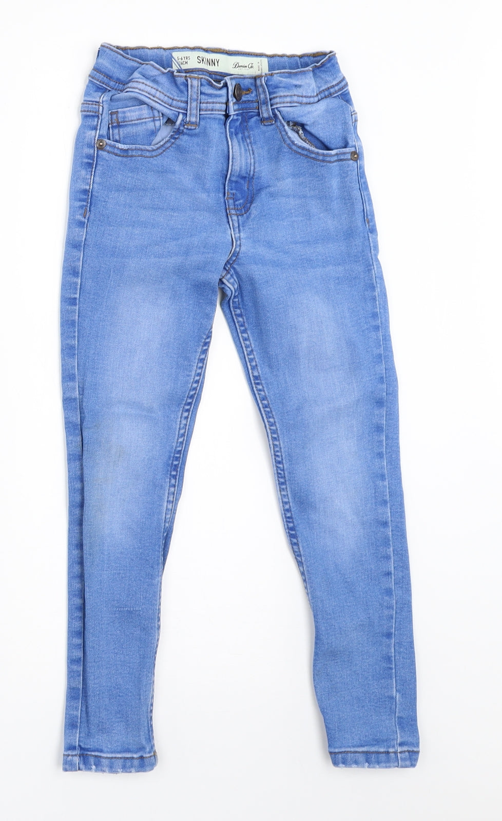 Primark Girls Blue   Skinny Jeans Size 5-6 Years