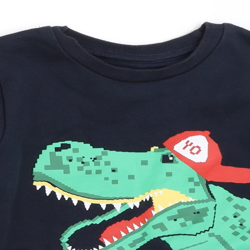 Primark Boys Blue   Pullover Sweatshirt Size 5-6 Years