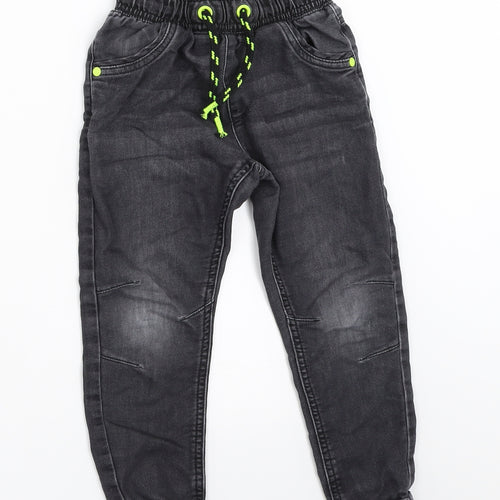 George Boys Grey   Straight Jeans Size 4-5 Years