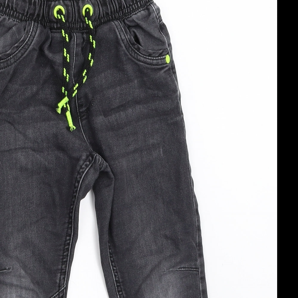 George Boys Grey   Straight Jeans Size 4-5 Years