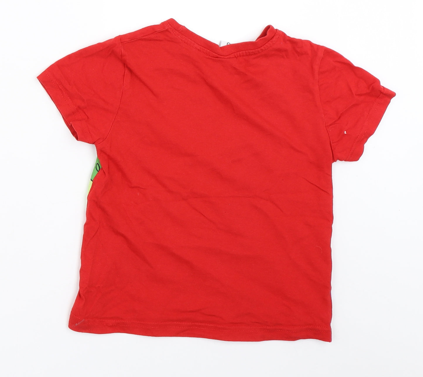 Primark Boys Red   Basic T-Shirt Size 4-5 Years  - toy story