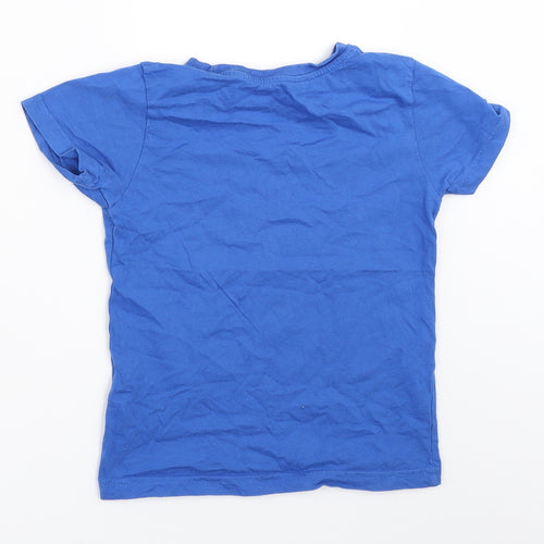 Primark Boys Blue   Basic T-Shirt Size 5-6 Years