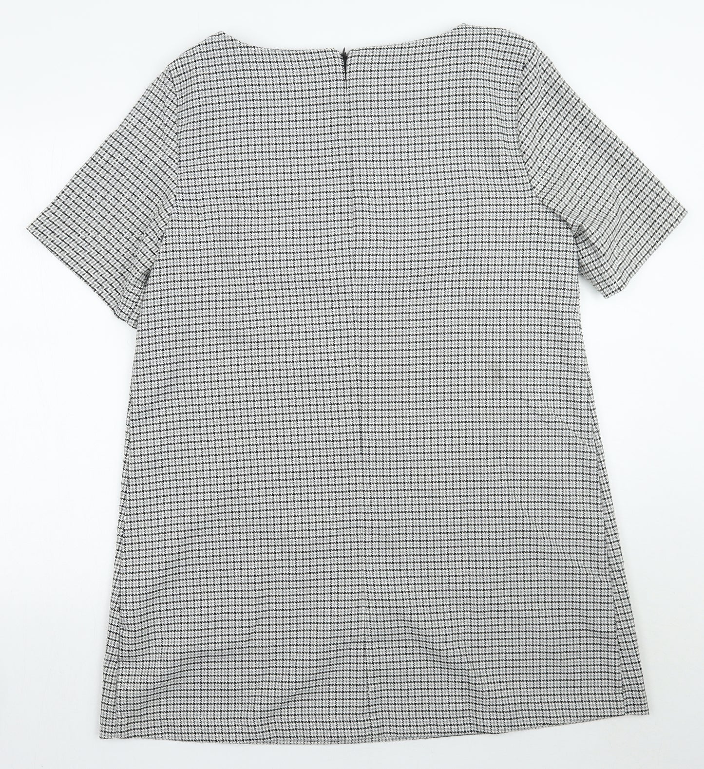 Avenue Womens Grey Check  A-Line  Size 18
