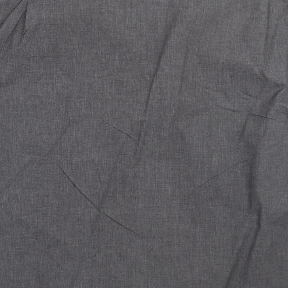 George Mens Grey    Button-Up Size L