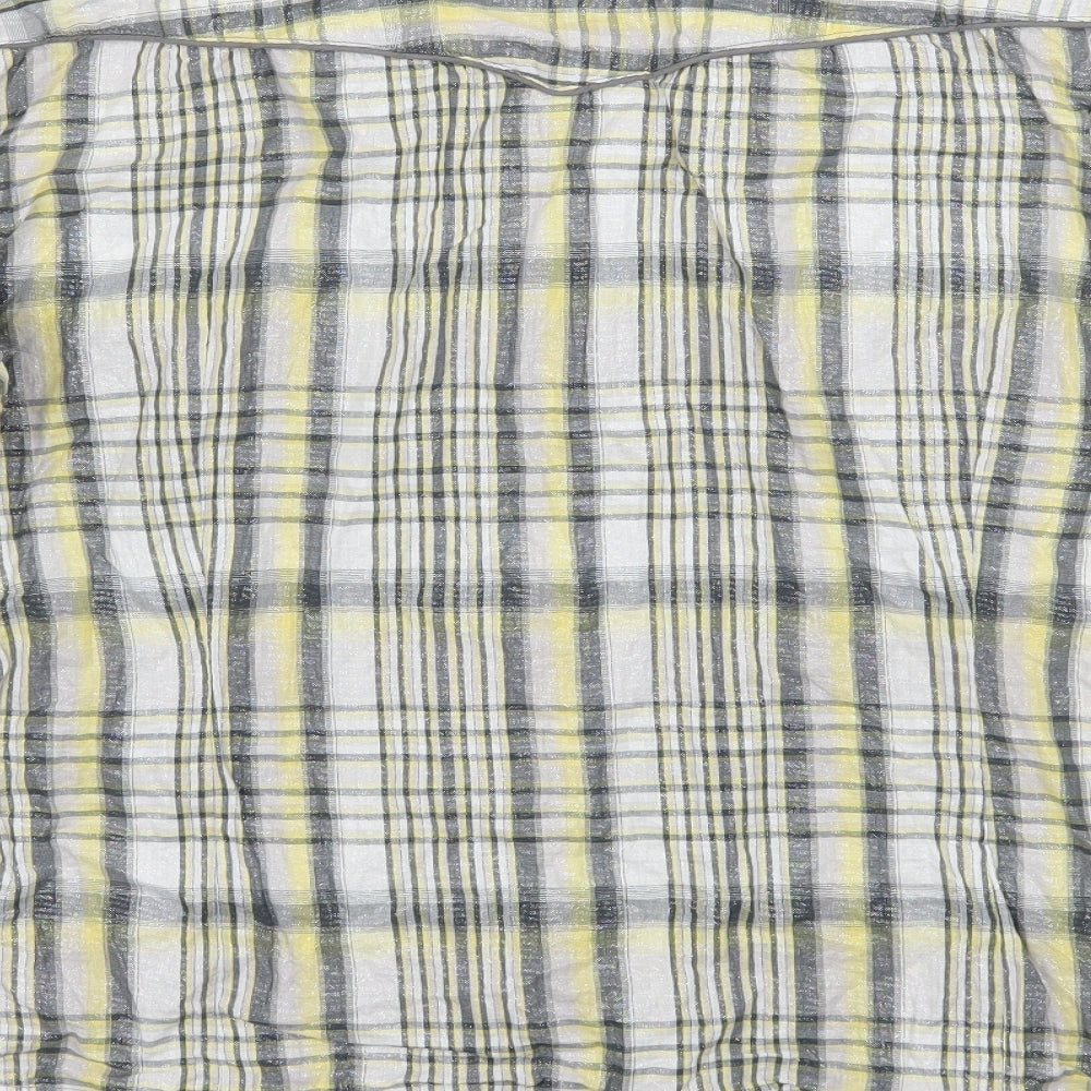 Crisca Womens  Check  Basic Button-Up Size 20