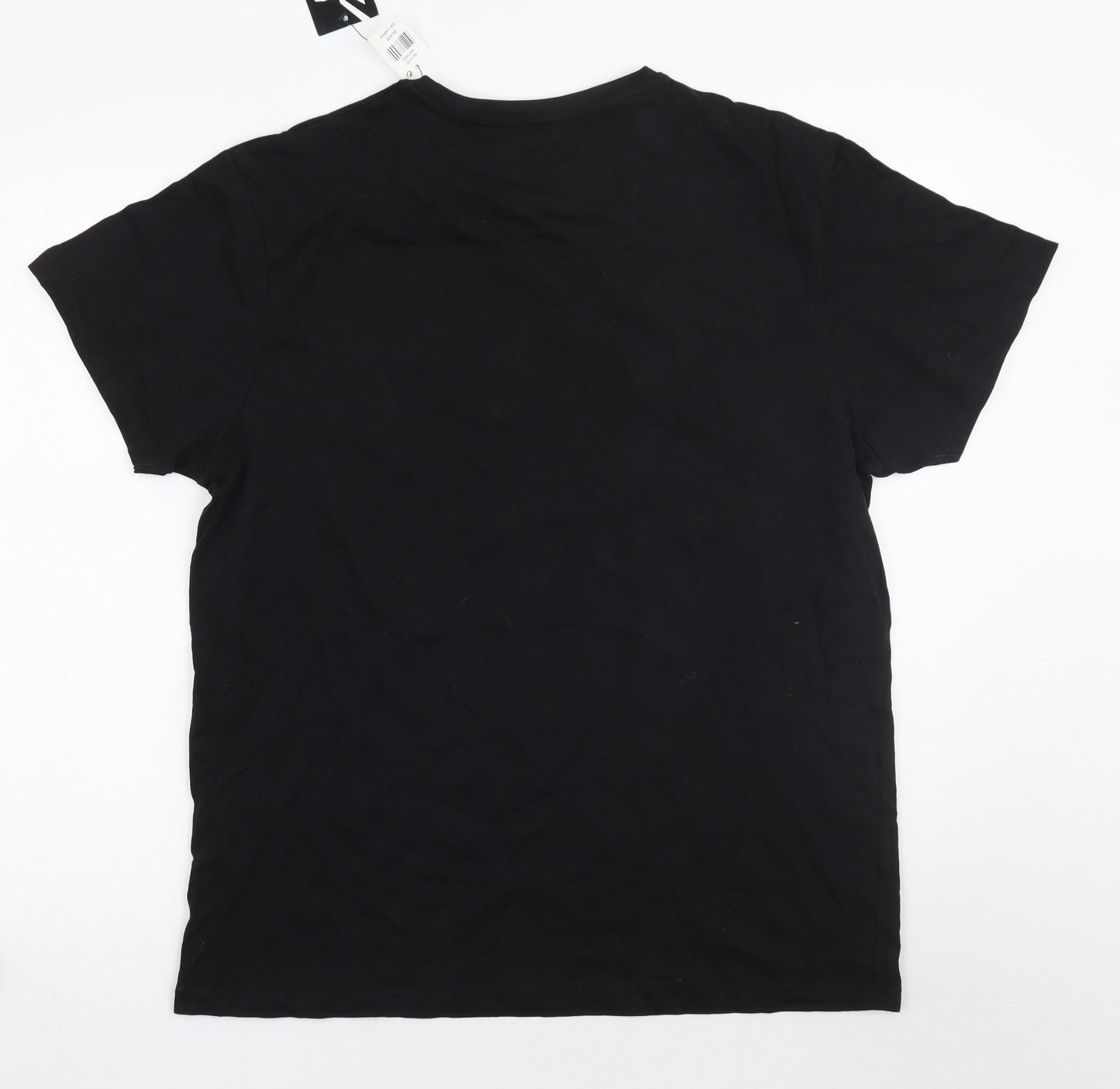 Primark Mens Black    T-Shirt Size XL  - The beatles