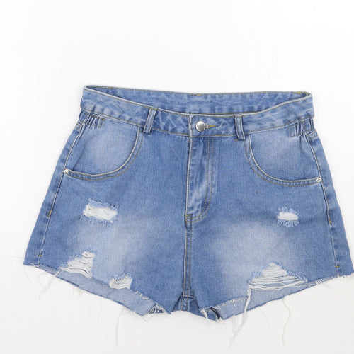 Preworn Womens Blue   Hot Pants Shorts Size M